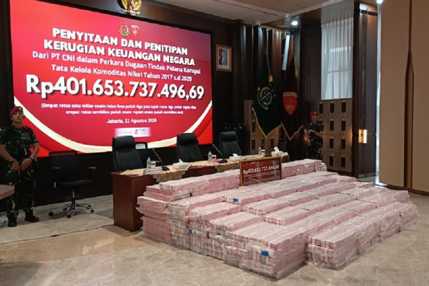 Kejagung Beberkan Rp401 Miliar Pengembalian Kerugian Negara dari PT CNI
