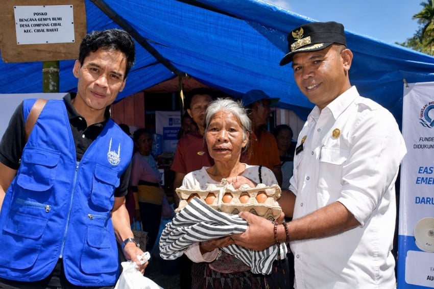 500 Keluarga di Manggarai Terima Paket Darurat Usai Gempa Flores