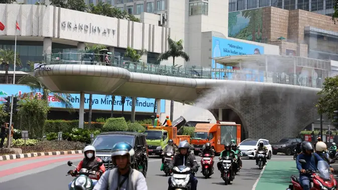 PM10 di Ibu Kota Menyusut Usai Water Mist Atasi Debu Anak Krakatau